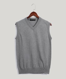 Cloudstyle（クラウドスタイル）の「【Cloudstyle】Vネック ニットベスト（ベスト）」