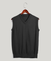 Cloudstyle（クラウドスタイル）の「【Cloudstyle】Vネック ニットベスト（ベスト）」