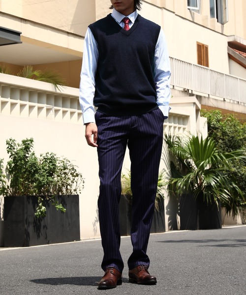 Cloudstyle(クラウドスタイル)の「【Cloudstyle】Vネック ニットベスト(ベスト・メンズ・ダークグレー/ネイビー/ブラック/グレー/ライトグレー・XX-LARGE/XXX-LARGE/X-LARGE/MEDIUM/LARGE)」の20枚目の写真