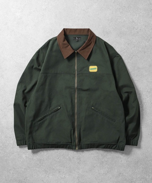 【ZIP FIVE】 ワッペン ダック スウィングジャケット ブルゾン（ブルゾン）｜ZIP FIVE（ジップファイブ）