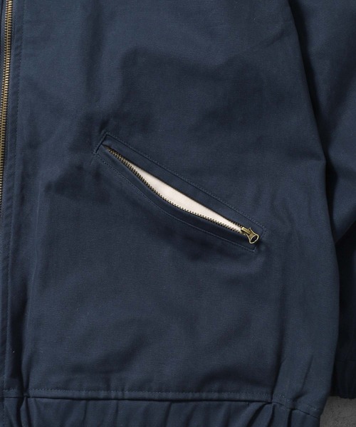 セール】【ZIP FIVE】 ワッペン ダック スウィングジャケット ブルゾン