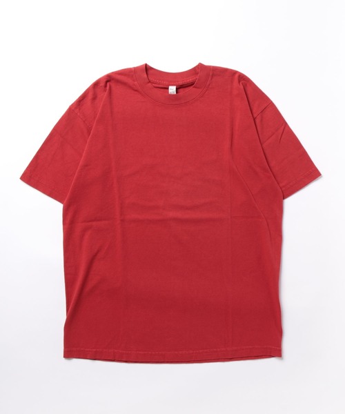 LOS ANGELES APPAREL(ロサンゼルスアパレル)の「【LOS ANGELES APPAREL】6.5oz Garment Dye CrewNeck T(Tシャツ/カットソー・レディース・ブラック/ライトグレー/スミクロ/ホワイト/ベージュ/クリアブルー/クリーム/グリーン/レッド系その他/パープル系/アーミー/オレンジ/レッド系その他2/パープル・XXX-LARGE/LARGE/X-LARGE/XX-LARGE/MEDIUM/SMALL)」の12枚目の写真