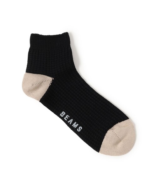 rasox（ラソックス）の「2トーン ワッフル ミドル ソックス（ソックス/靴下・メンズ・ネイビー/ホワイト/ブラック/グレー/ホワイト系その他5/ブラック系その他4・ONE SIZE）」の4枚目の写真