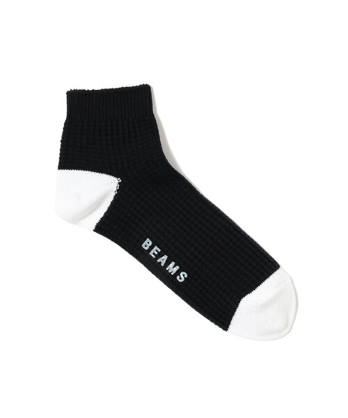 rasox（ラソックス）の「2トーン ワッフル ミドル ソックス（ソックス/靴下・メンズ・ネイビー/ホワイト/ブラック/グレー/ホワイト系その他5/ブラック系その他4・ONE SIZE）」の3枚目の写真
