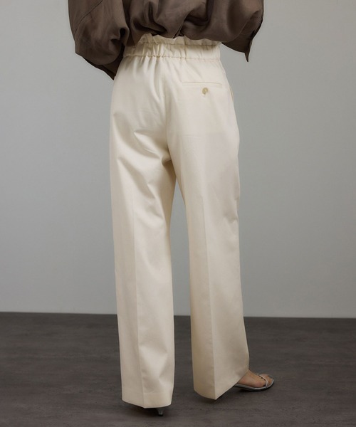 コットンライクスタイルアップパンツ（スラックス）｜SALON adam