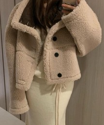 FREE STYLISTS（フリー スタイリスト）の「YUGA_YGMC　2way リバーシブル ショートブルゾンコート（ムートンコート）」