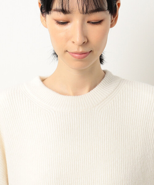 ONIGIRI（オニギリ）の「片畦　ＢＩＧニット　プルオーバー（ニット/セーター・レディース・オフホワイト/サックスブルー/ネイビー・FREE）」の17枚目の写真