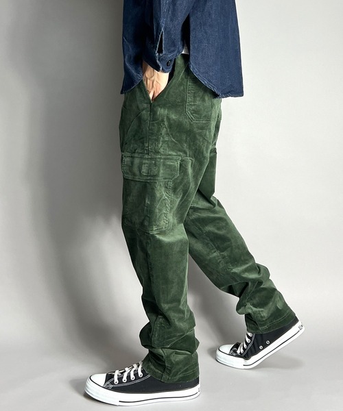 カーゴパンツ コーデュロイ ワイド テーパード ジョガーパンツ メンズ
