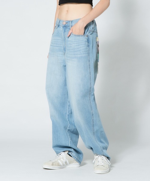 PERSON'S(パーソンズ)の「【PERSON'S JEANS/パーソンズジーンズ】BARREL パーソンズ バレル カーブ ライン パンツ(デニムパンツ・レディース・ネイビー/サックスブルー/ブルー・SMALL/LARGE/MEDIUM)」の9枚目の写真