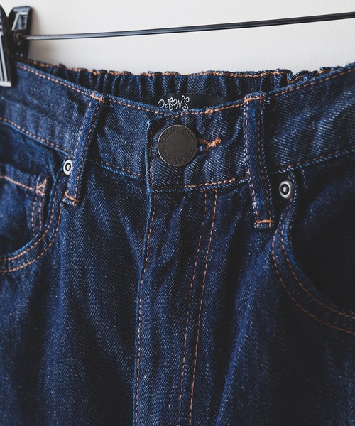 PERSON'S(パーソンズ)の「【PERSON'S JEANS/パーソンズジーンズ】BARREL パーソンズ バレル カーブ ライン パンツ(デニムパンツ・レディース・ネイビー/サックスブルー/ブルー・SMALL/LARGE/MEDIUM)」の15枚目の写真