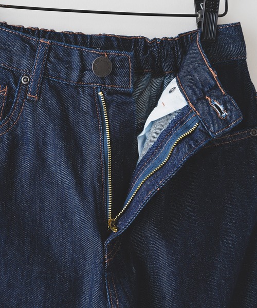 PERSON'S(パーソンズ)の「【PERSON'S JEANS/パーソンズジーンズ】BARREL パーソンズ バレル カーブ ライン パンツ(デニムパンツ・レディース・ネイビー/サックスブルー/ブルー・SMALL/LARGE/MEDIUM)」の17枚目の写真