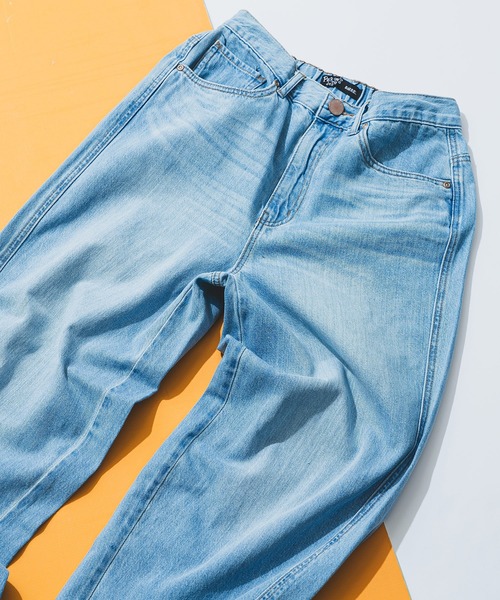 PERSON'S(パーソンズ)の「【PERSON'S JEANS/パーソンズジーンズ】BARREL パーソンズ バレル カーブ ライン パンツ(デニムパンツ・レディース・ネイビー/サックスブルー/ブルー・SMALL/LARGE/MEDIUM)」の22枚目の写真