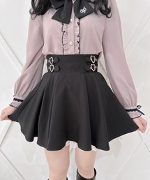 【セットアップ対応】ハートWバックルスカショーパン