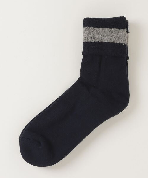 PHINGERIN（フィンガリン）の「PHINGERIN / フィンガリン SOCKS! ORGANIC オーガニック ロールソックス（ソックス/靴下・メンズ・ネイビー/ブラック/グレー・FREE）」の3枚目の写真