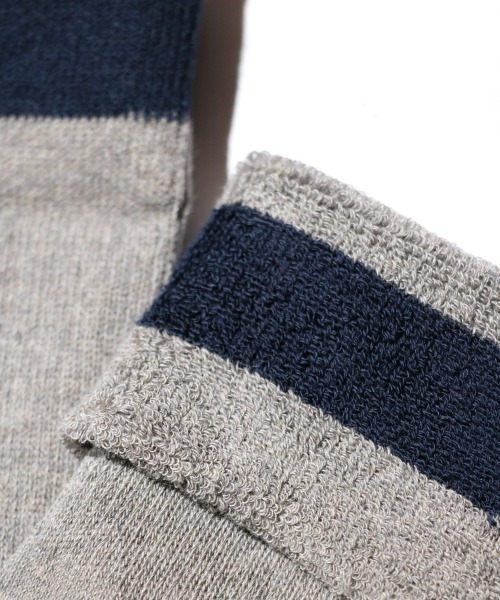 PHINGERIN（フィンガリン）の「PHINGERIN / フィンガリン SOCKS! ORGANIC オーガニック ロールソックス（ソックス/靴下・メンズ・ネイビー/ブラック/グレー・FREE）」の6枚目の写真