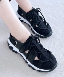 enchanted（エンチャンテッド）の「レースアップエラスティックスニーカーサンダル（サンダル）」