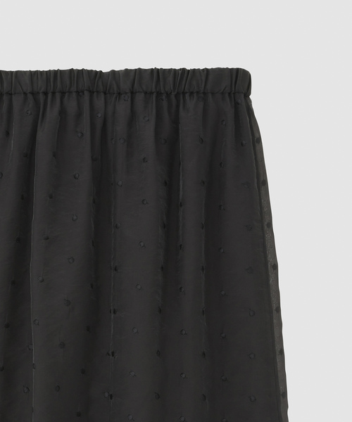 ROPE'(ロペ)の「シアードットIラインスカート(スカート・レディース・ブラック・38/36)」の9枚目の写真