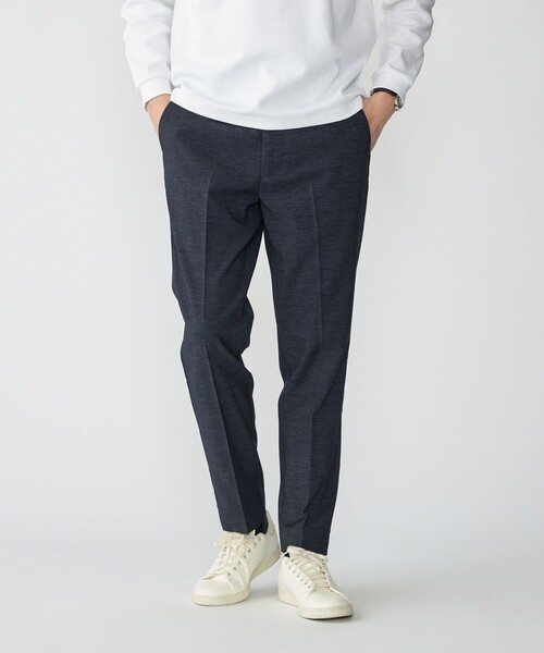 【WEB限定】SHIPS: WONDER デニムライク 裏起毛 スラックス（スラックス）｜SHIPS（シップス）