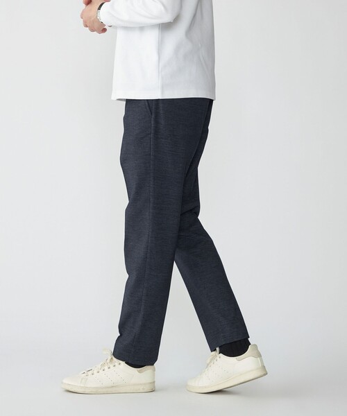 【WEB限定】SHIPS: WONDER デニムライク 裏起毛 スラックス（スラックス）｜SHIPS（シップス）