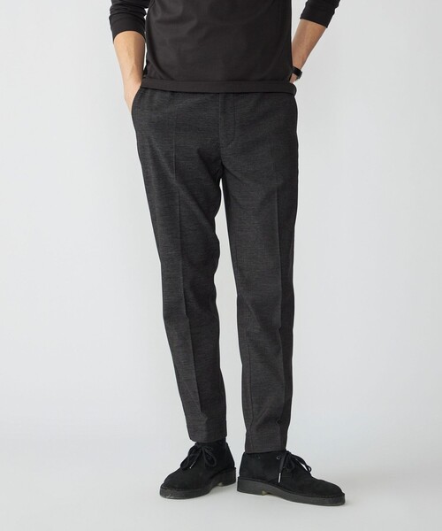 セール】【WEB限定】SHIPS: WONDER デニムライク 裏起毛 スラックス