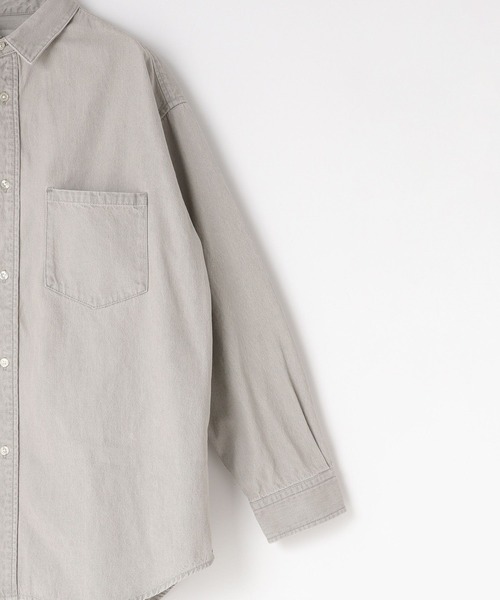 LOWRYS FARM（ローリーズファーム）の「デニムカコウシャツ　 289059（シャツ/ブラウス・メンズ・ブルー/グレー・LARGE/MEDIUM）」の17枚目の写真