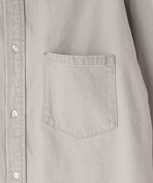 LOWRYS FARM（ローリーズファーム）の「デニムカコウシャツ　 289059（シャツ/ブラウス・メンズ・ブルー/グレー・LARGE/MEDIUM）」の21枚目の写真