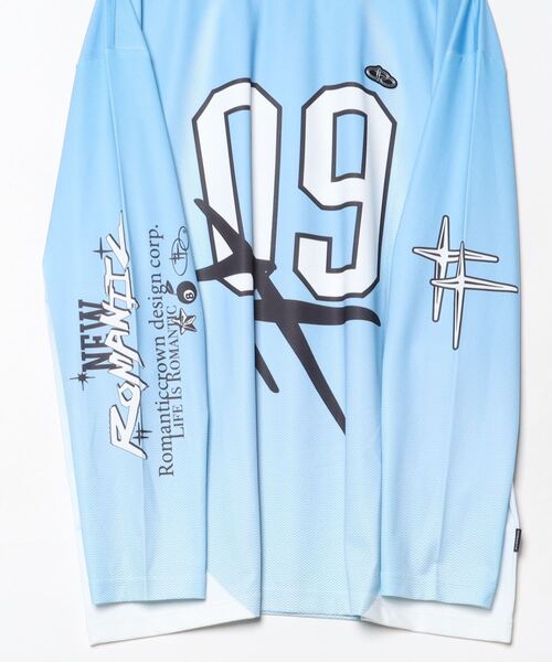 tシャツ A'GEM/9 × .kom 「ROMANTIC CROWN/ロマンティック クラウン」NEW ROMANTIC SPORTS JERSEY ROMANTIC CROWN tシャツ A'GEM/9 × .kom 「ROMANTIC CROWN
