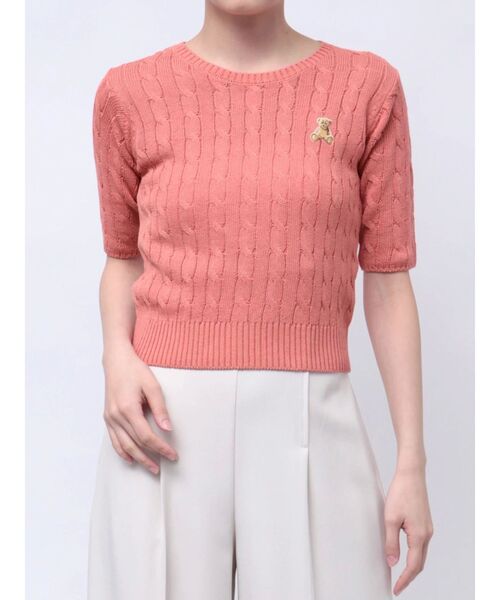 POLO BCSコラボ】ベアケーブルニットプルオーバー（ニット