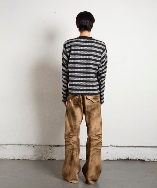 〈NVRFRGT〉3D TWISTED JEANS 2.0 3D TWISTED JEANS 2.0（デニムパンツ）｜NVRFRGT（ネヴァー
