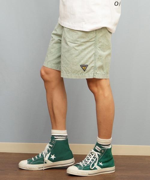 Ocean Pacific（オーシャンパシフィック）の「OP/オーピー ショーツ ワンポイント 515758（その他パンツ・メンズ・オリーブ/ピンク/ライム・XL/L/M）」の2枚目の写真