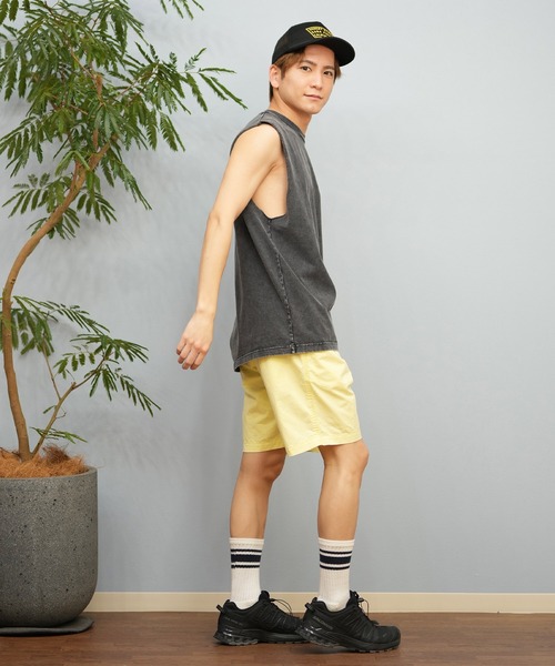 Ocean Pacific（オーシャンパシフィック）の「OP/オーピー ショーツ ワンポイント 515758（その他パンツ・メンズ・オリーブ/ピンク/ライム・XL/L/M）」の9枚目の写真