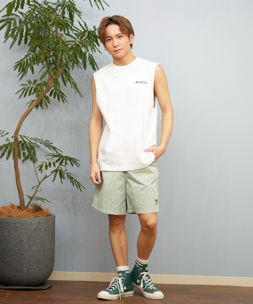 Ocean Pacific（オーシャンパシフィック）の「OP/オーピー ショーツ ワンポイント 515758（その他パンツ・メンズ・オリーブ/ピンク/ライム・XL/L/M）」の22枚目の写真