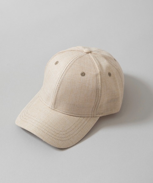 Munich（ミューニック）の「リネンライクキャンバスキャップ（キャップ・レディース・グレー/ベージュ/ブラック・FREE）」の7枚目の写真