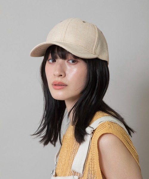 Munich（ミューニック）の「リネンライクキャンバスキャップ（キャップ・レディース・グレー/ベージュ/ブラック・FREE）」の8枚目の写真