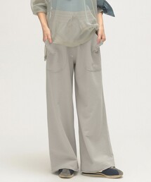 BEAMS BOY | maturely / ヘム カットオフ フレア ジャージー(スウェットパンツ)