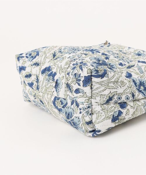 チチカカ（チチカカ）の「ブロックプリントキルトミニトートバッグ【WEB限定】（トートバッグ・レディース・ブルー/ターコイズブルー/イエロー/ピンク・FREE）」の12枚目の写真