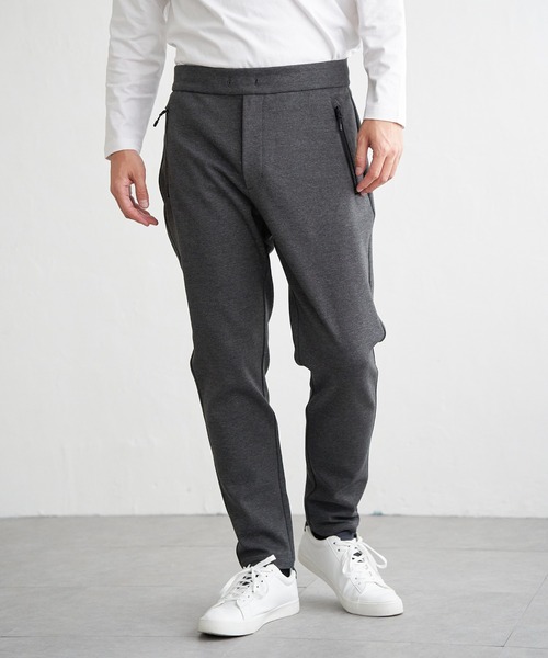 ikka（イッカ）の「テックストレッチジップパンツ（その他パンツ・メンズ・スモークグレー/ブラック・S/M/L/XL）」の3枚目の写真