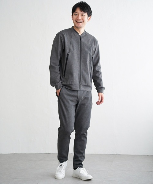 ikka（イッカ）の「テックストレッチジップパンツ（その他パンツ・メンズ・スモークグレー/ブラック・S/M/L/XL）」の10枚目の写真