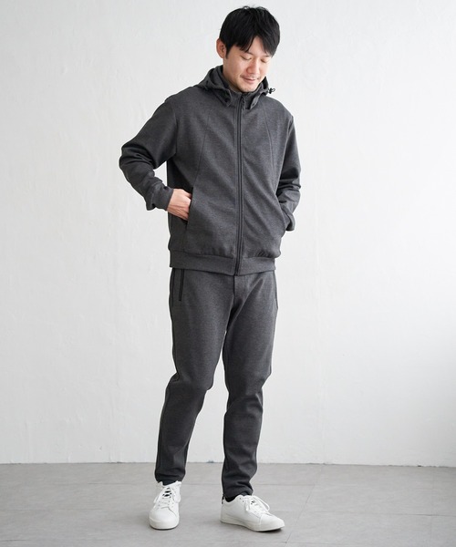 ikka（イッカ）の「テックストレッチジップパンツ（その他パンツ・メンズ・スモークグレー/ブラック・S/M/L/XL）」の12枚目の写真