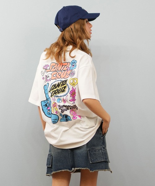SANTA CRUZ(サンタクルーズ)の「【ユニセックス】SANTACRUZ/サンタクルーズ バックプリントTシャツ 502252432(Tシャツ/カットソー・レディース・グレー/ホワイト/ブラック・XL/L/M)」の1枚目の写真