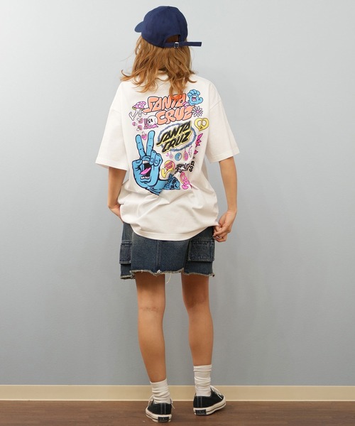 SANTA CRUZ(サンタクルーズ)の「【ユニセックス】SANTACRUZ/サンタクルーズ バックプリントTシャツ 502252432(Tシャツ/カットソー・レディース・グレー/ホワイト/ブラック・XL/L/M)」の9枚目の写真