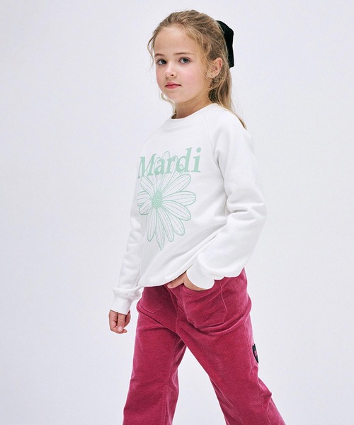 KIDS SWEATSHIRT FLOWERMARDI（スウェット）｜Mardi Mercredi