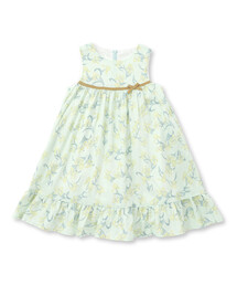 BeBe（ベベ）の「【お揃い】【リバティプリント】【日本製】フレンチ・アイリスフリルギャザーワンピース(90~150cm)（ワンピース）」