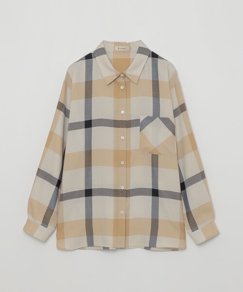 CB CRESTBRIDGE（シービークレストブリッジ）の「クレストブリッジチェックスタンダードシャツ（シャツ/ブラウス・レディース・ライトベージュ/グリーン系その他/ブルー系その他7・M/S）」の14枚目の写真