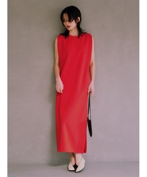 null.（ヌル）の「パフショルダーストレートワンピース（ワンピース）」