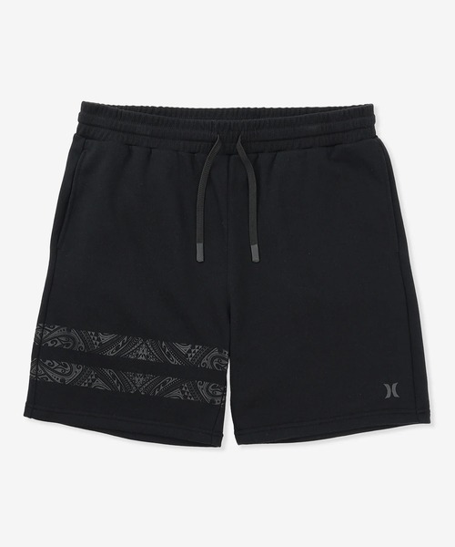 Hurley (ハーレー)の「Hurley/ハーレー ハーフパンツ ショートパンツ スウェットショーツ トライバル柄 セットアップ対応 MCWS251067(その他パンツ・メンズ・グレー/カーキ/アッシュ/ブラック×ブラック・M/L)」の1枚目の写真