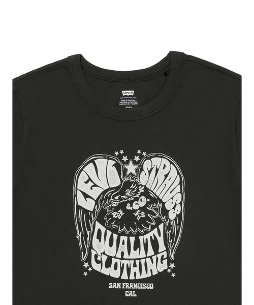 LEVI'S ブラック Tシャツ グラフィックプリント リーバイス LEVI'S リーバイス/Levi's グラフィックTシャツ