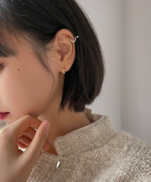 LA VORAGINE(ラ ヴォラジネ)の「アレルギー対応エコジルコンピアス(ピアス(両耳用)・レディース・シルバー/ゴールド・FREE)」の13枚目の写真