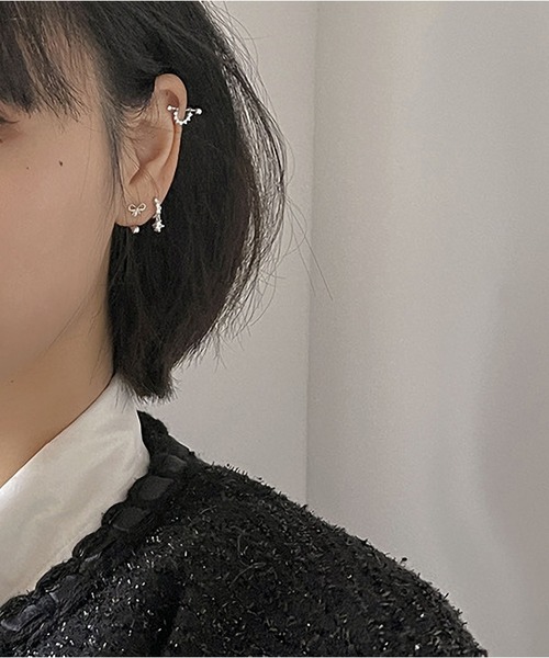 LA VORAGINE(ラ ヴォラジネ)の「アレルギー対応エコジルコンピアス(ピアス(両耳用)・レディース・シルバー/ゴールド・FREE)」の14枚目の写真