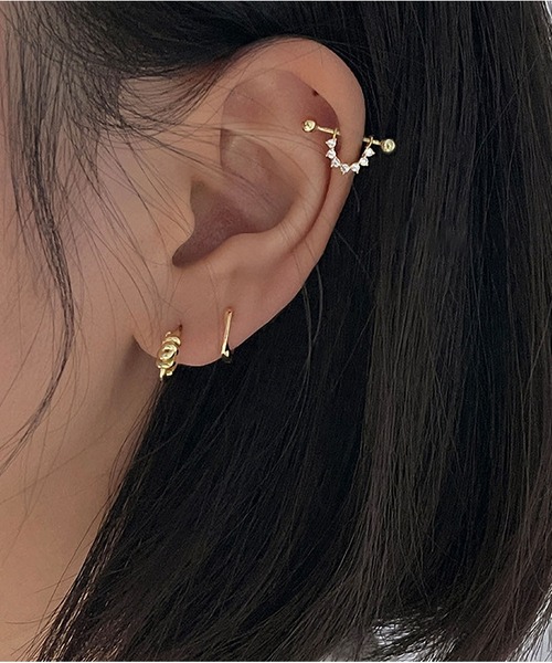 LA VORAGINE(ラ ヴォラジネ)の「アレルギー対応エコジルコンピアス(ピアス(両耳用)・レディース・シルバー/ゴールド・FREE)」の18枚目の写真